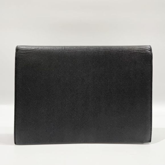 Saint Laurent Clutch Yves Button Square Bag - Picture 1 of 11